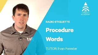 23 Procedure Words In Radio Communications  Best Practice for Radio Users  Tait Radio Academy [upl. by Gianna851]