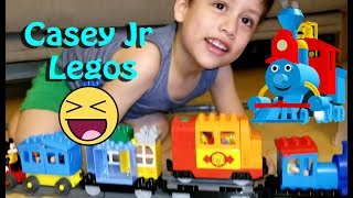 Casey Jr circus train Lego make believe train track set [upl. by Adnical]