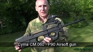 Cyma CM060  P90 Airsoft gun [upl. by Kenrick]