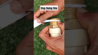 learn how to use teflon tape properly plumbing plumbingexpertsolutions [upl. by Ernestus294]