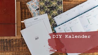 DIY Kalender  selbst ausdrucken und individuell anpassen [upl. by Oal]