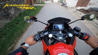 Hero Karizma XMR 210 City Ride  Village Ride Review  Comfort Power amp All [upl. by Ewer]