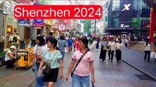 Walking in Dongmen pedestrian street Shenzhen China [upl. by Hallerson]