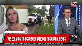 🚨 El hogar del horror en Merlo quotMe echaron por grabar cuando le pegaban a nenesquot  Testigo [upl. by Noyar]