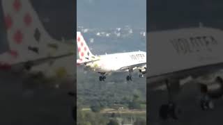 Volotea Airlines A319 Landed in Barcelona Spain [upl. by Denie]