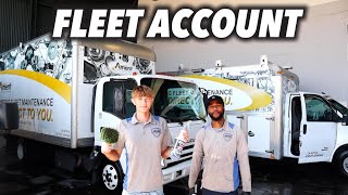 How I Got This Detaling Fleet Account  Hunters Mobile Detailing [upl. by Us]