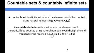 Algorithms  Countable sets amp countably infinite sets [upl. by Slein]