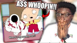 BRIAN OWES STEWIE MONEY  Try Not To Laugh Challenge FAMILY GUY EDITION [upl. by Eudora703]