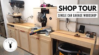 Shop Tour 2020  Single car garage workshop [upl. by Aztirak732]