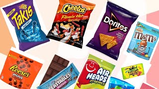 We Tried American Snacks For The First Time [upl. by Jehiah]