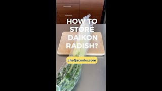 How to Store Daikon Radish radish shorts daikon [upl. by Essyla389]