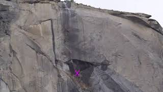 Horsetail Fall Rockfall Yosemite 22023 [upl. by Roxana]