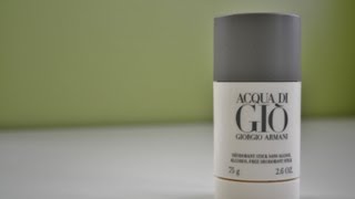 Acqua Di Gio For Men  Deodorant Review [upl. by Nigam]