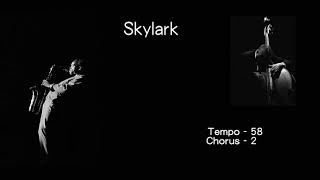 Skylark   Eb Instrument  Backing Track [upl. by Enirok]