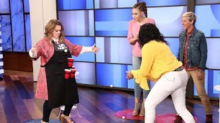 Melissa McCarthy Plays Beer Pong with Deserving MotherDaughter Duo [upl. by Sharman]