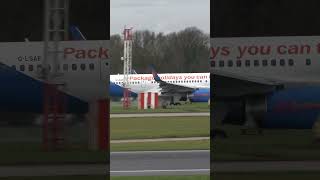 jet2 757 stunning powerful takeoff  aviation planespotting planes [upl. by Ahsenit225]