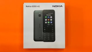 Nokia 6300 4G Unboxing amp First Impressions [upl. by Gschu]