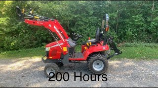 200 HOUR REVIEW MASSEY FERGUSON 1723e HOW DID WE SURVIVE WITHOUT A SUBCOMPACT LOVE THIS TRACTOR [upl. by Eustis]