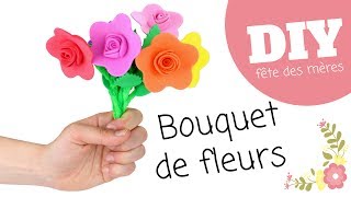 DIY Fête des mères  Un bouquet de fleurs pour Maman [upl. by Jacquie]