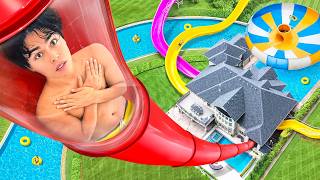 I Built a WATERPARK In My House [upl. by Odrarej]