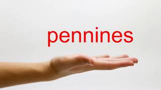 How to Pronounce pennines  American English [upl. by Anastasie]