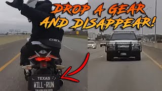 Cops Get Their Egos CRUSHED By Sportbike Riders CRAZY Police Chases  Bikes VS Cops 100 [upl. by Adnala939]