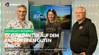 EifelDreiTV eifelblick Judith Urban radelt für einen guten Zweck [upl. by Ahseken]