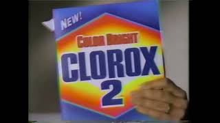 Clorox 2 Color Bright quotThe Color Specialistquot 1992 Television Commercial [upl. by Etteniotnna]