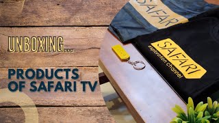 SAFARI TV Products  Unboxing T Shirt Drawstring Bag amp Keychain  Seemanth Gopal M [upl. by Okime]