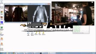 Instructable  3D Human Scan with ReconstructMe Console Edition amp Kinect [upl. by Elleirad]