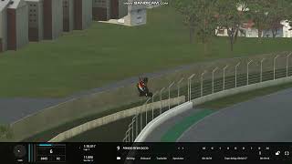 ALESSIO BRANCACCIO ACCIDENT WITH MCLAREN MCL36 MERCEDES DANIEL RICCIARDO F1 2022 INTERLAGOS [upl. by Aimekahs]