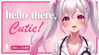 🩺 Flirty Eye Exam by Your Yandere Doctor🩺 3Dio ASMR [upl. by Aspa1]