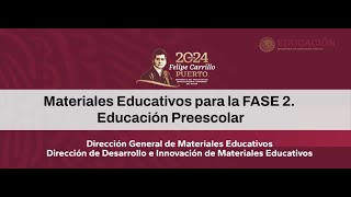 Avances materiales para la fase 2 preescolar 2024 [upl. by Ailedo804]