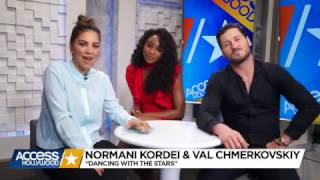 NORMANI amp VALENTIN  Facebook Live Access Hollywood  March 15 2017 [upl. by Atik]