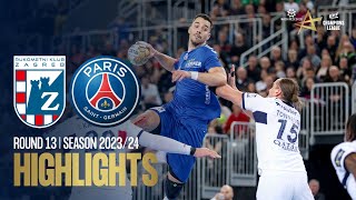 HC Zagreb vs Paris SaintGermain Handball  Round 13  EHF Champions League Men 202324 [upl. by Cora]