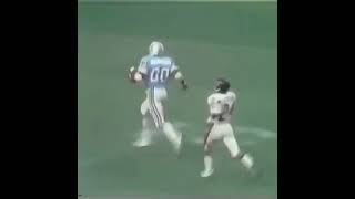 1977116 chicagobears  houstonoilers Ken Burroughs 85yard touchdown pass from Dan Pastorini [upl. by Airtina]