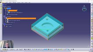 Usinage avec Catia V5 [upl. by Wooldridge]