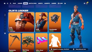 NEW CLIX’S LOCKER BUNDLE HAS SO MUCH RARE COSMETICS Fortnite Item Shop August 19th 2024 [upl. by Polash]