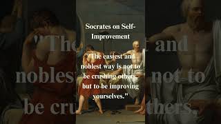 Personal Growth Over Competition  Socrates on SelfImprovement socratesquotes socrates [upl. by Belen344]