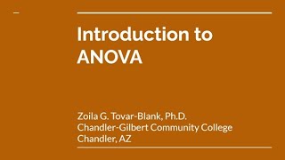 PSY 230 Introduction to ANOVA [upl. by Ahsienak826]