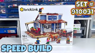 LEGO BrickLink Designer Program quotGeneral Storequot Speed Build 🏜️ LEGO Set 910031 [upl. by Anidnamra]