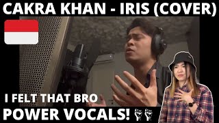 REACTION to CAKRA KHAN  Iris  goo goo dolls orchestra cover version 🤩 INDO SUB [upl. by Adlihtam]