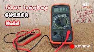 MULTIMETER DIGITAL AC DC XL830L PLUS BUZZER HOLD PAS UNTUK PEMULA [upl. by Ailugram]