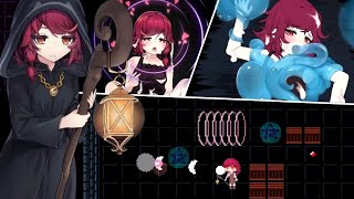 Magicians Demimonde  Gameplay  魔女とスライムの迷宮 [upl. by Nanaek]