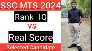 SSC MTS cut off Prediction  Rank iq vs Real Score  My Scorecard mts 2022 [upl. by Tisbee]