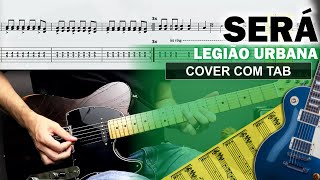 Será 🔷 Guitarra Cover Tab  Solo Original  Backing Track com Vocal 🎸 LEGIÃO URBANA [upl. by Mcnelly]