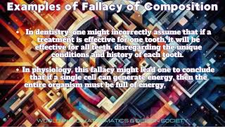 Informal Fallacy  Fallacy of Composition [upl. by Adrea663]