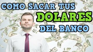 🔥👉3 Formas de RETIRAR DOLARES del BANCO comprados por HOME BANKING [upl. by Cyprus]