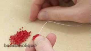 How to Do Diagonal Brick Stitch Bead Weaving [upl. by Lugo]