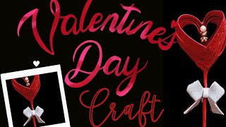 DIY valentines day craft Valentine gift ideas simple craft ideas [upl. by Ayikur]